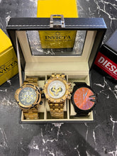 MALETA COM 3 RELÓGIOS