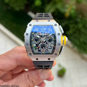 RICHARD MILLE PRATA AMARELO 47MM