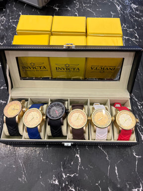 MALETA COM 6 RELÓGIOS