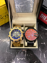 MALETA COM 2 RELÓGIOS