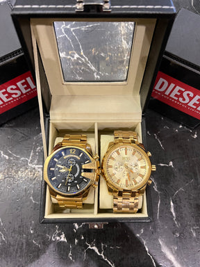 MALETA COM 2 RELÓGIOS