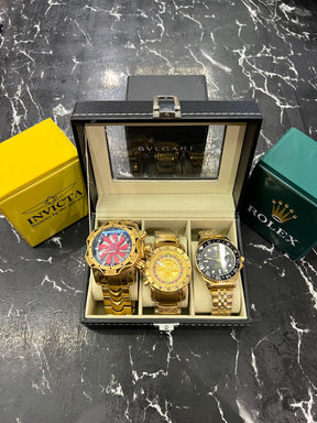 MALETA COM 3 RELÓGIOS