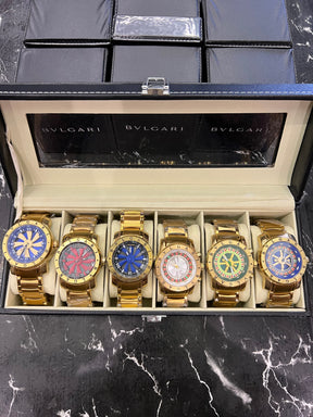 MALETA COM 6 RELÓGIOS