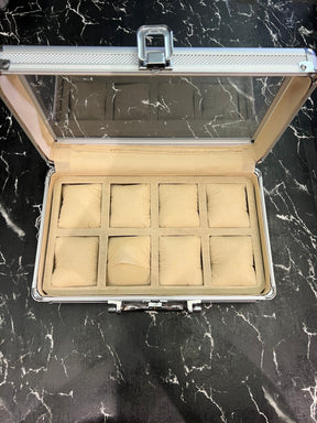 MALETA COM 8 RELÓGIOS