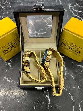 MALETA COM 2 RELÓGIOS