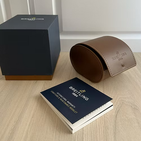 BREITLING PREMIER ROSE BRANCO COURO 43MM