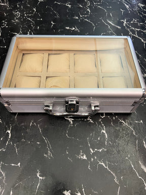 MALETA COM 8 RELÓGIOS