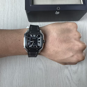 CARTIER SANTOS CHUMBO PRETO 40MM X 47MM