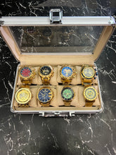 MALETA COM 8 RELÓGIOS