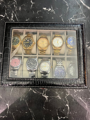 MALETA COM 10 RELÓGIOS