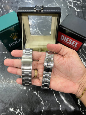 MALETA COM 2 RELÓGIOS