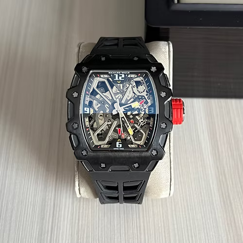 RICHARD MILLE PRETO VERMELHO 47MM